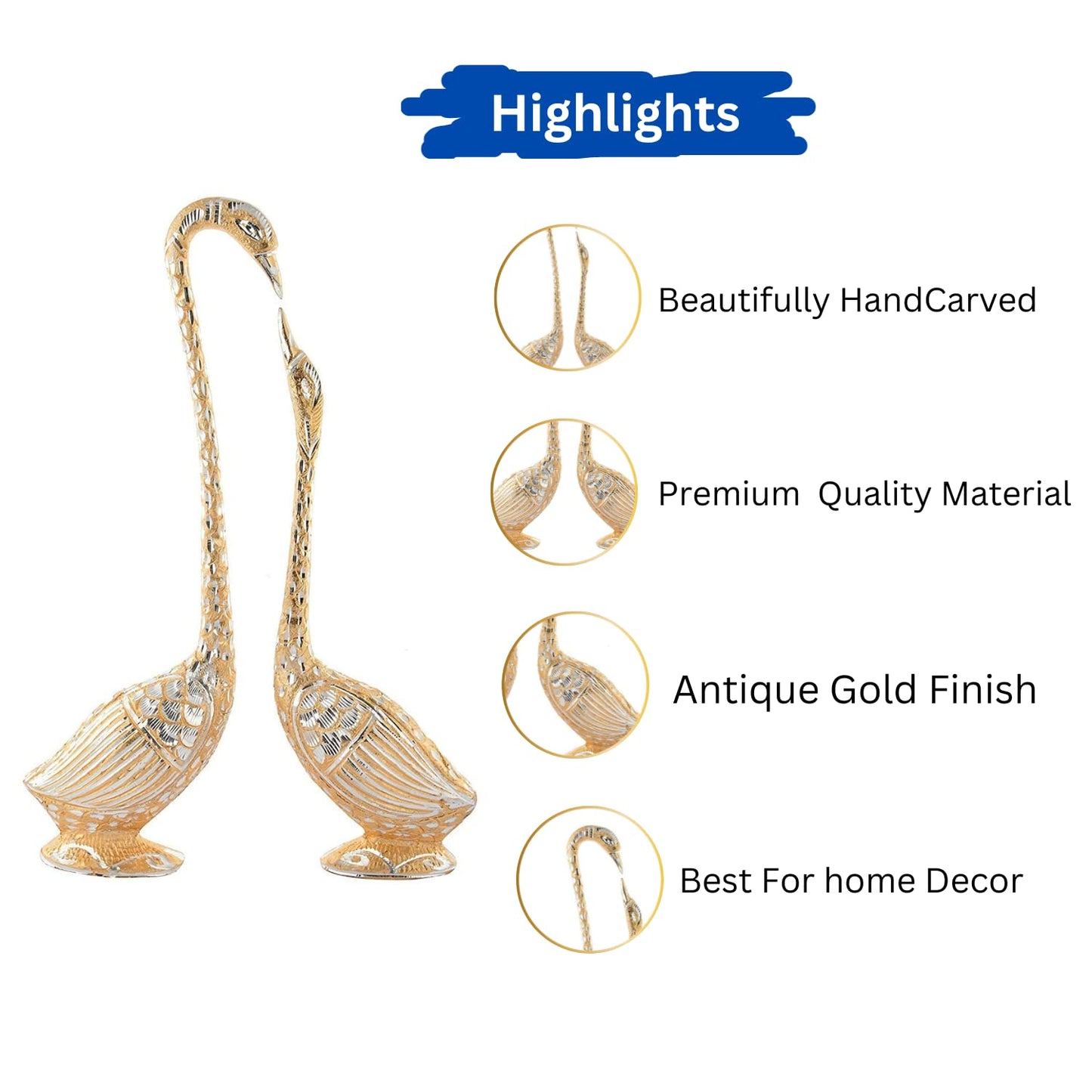 Kissing Duck Showpiece - Love & Harmony™