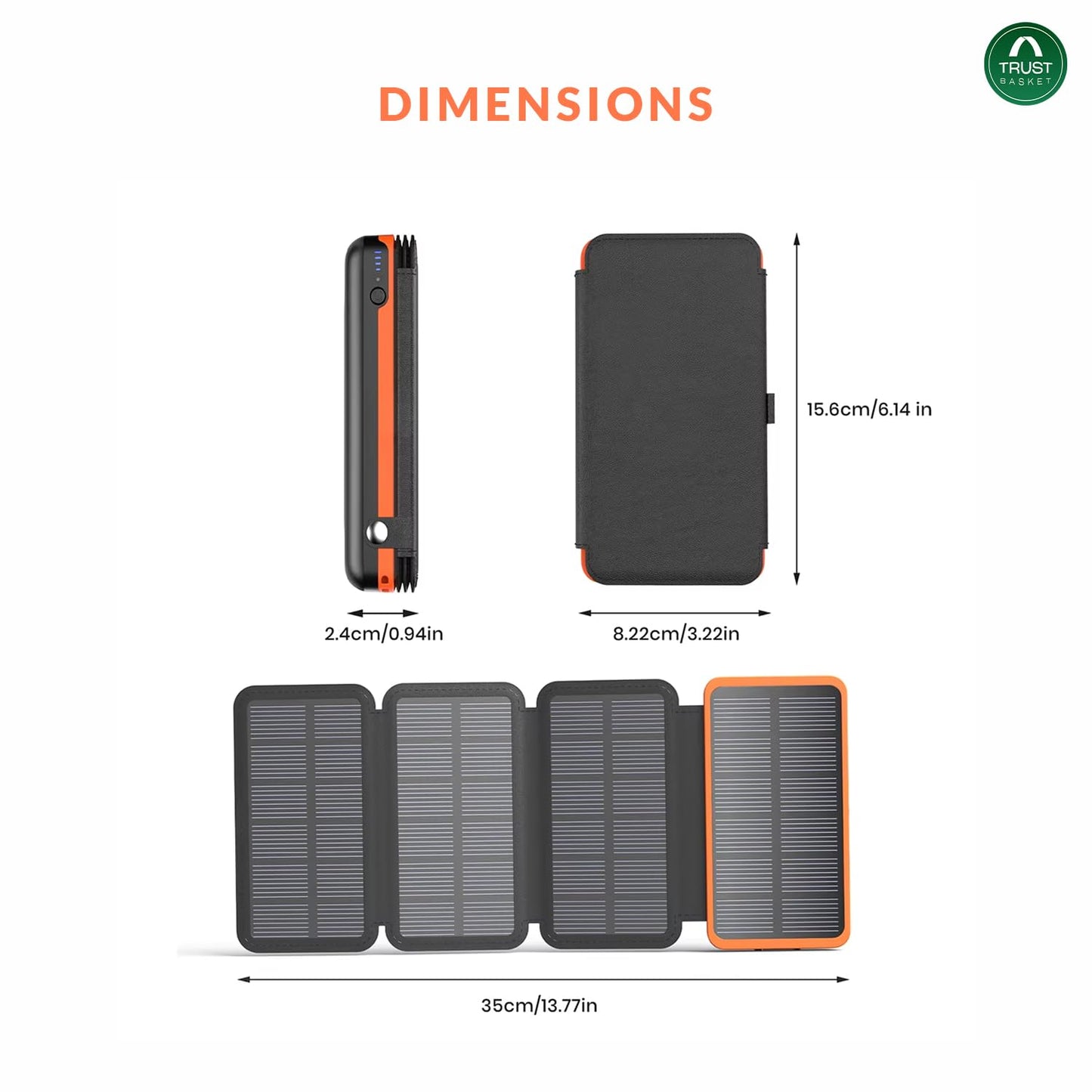 Solar Charge Pro™: 20,000mAh Outdoor Power Bank