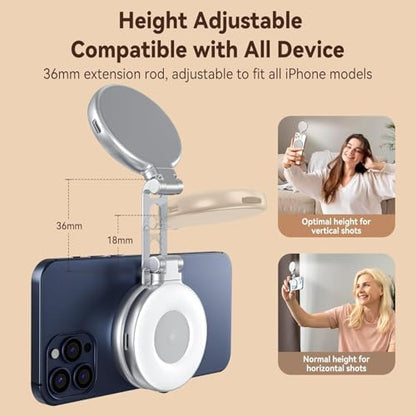 Magnetic Fill Light for Stunning Selfies™