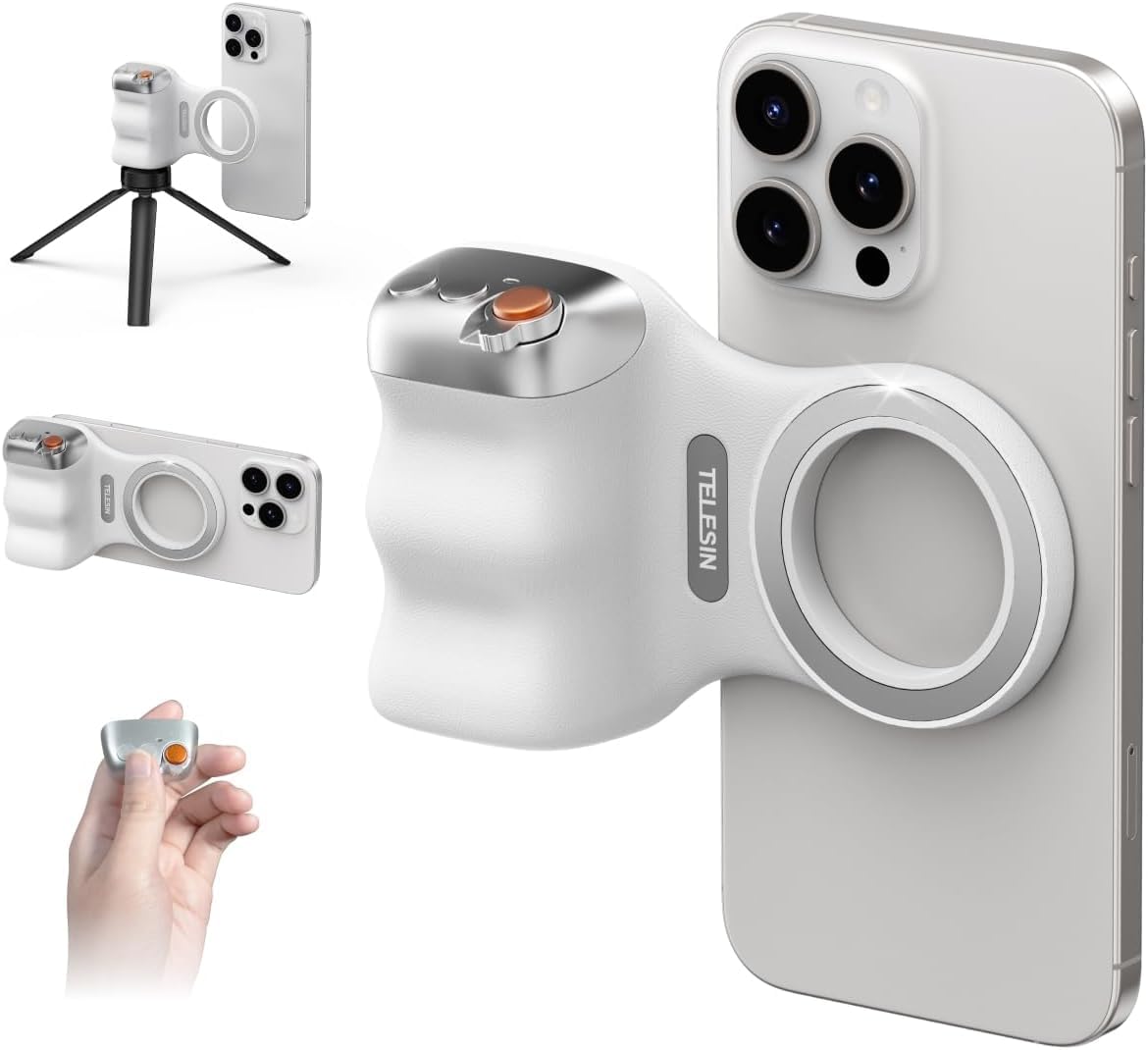 SmartGrip Pro™: Magnetic Smartphone Camera Handle