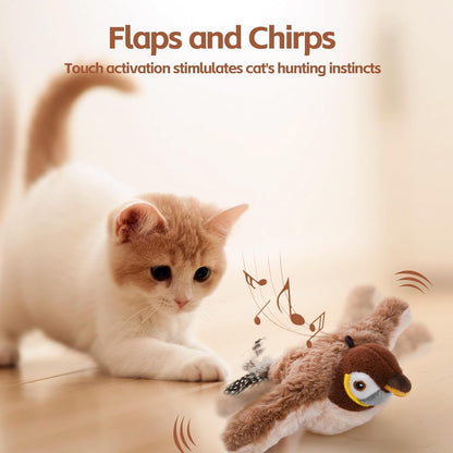 Chirping Bird Interactive Cat Toy