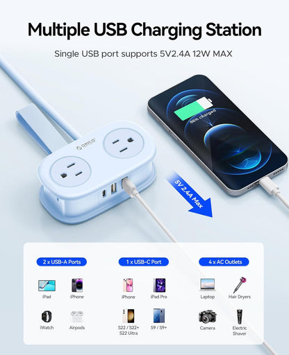 TravelMate™ Compact Power Strip