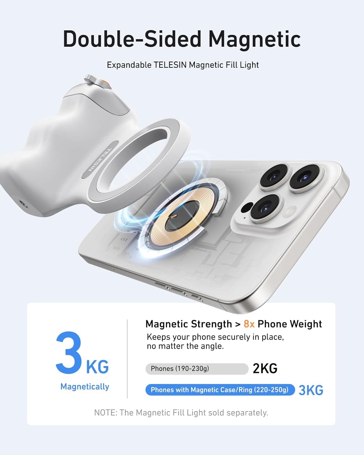 SmartGrip Pro™: Magnetic Smartphone Camera Handle