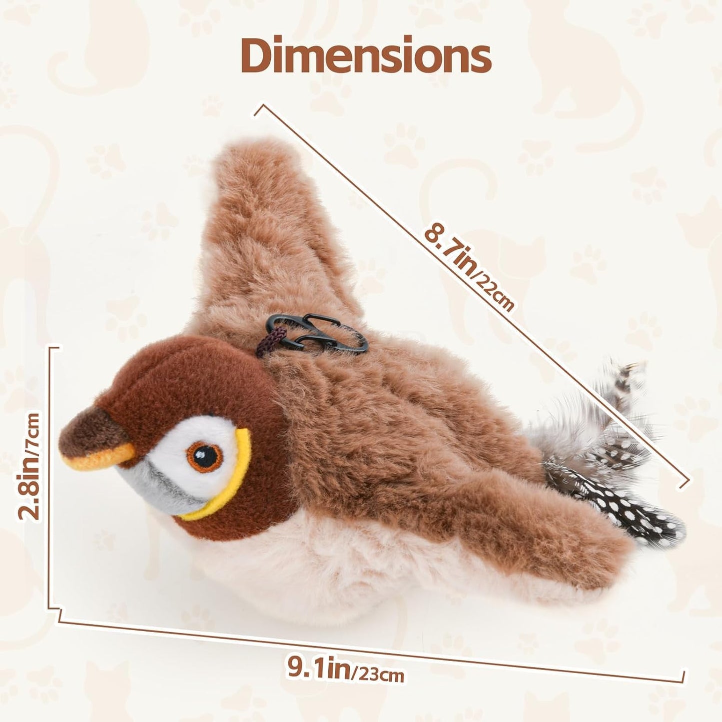 Chirping Bird Interactive Cat Toy