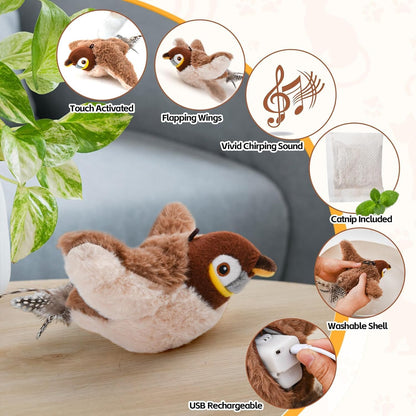Chirping Bird Interactive Cat Toy