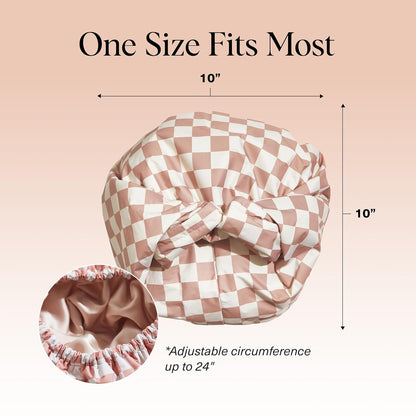 Luxurious Satin Shower Cap