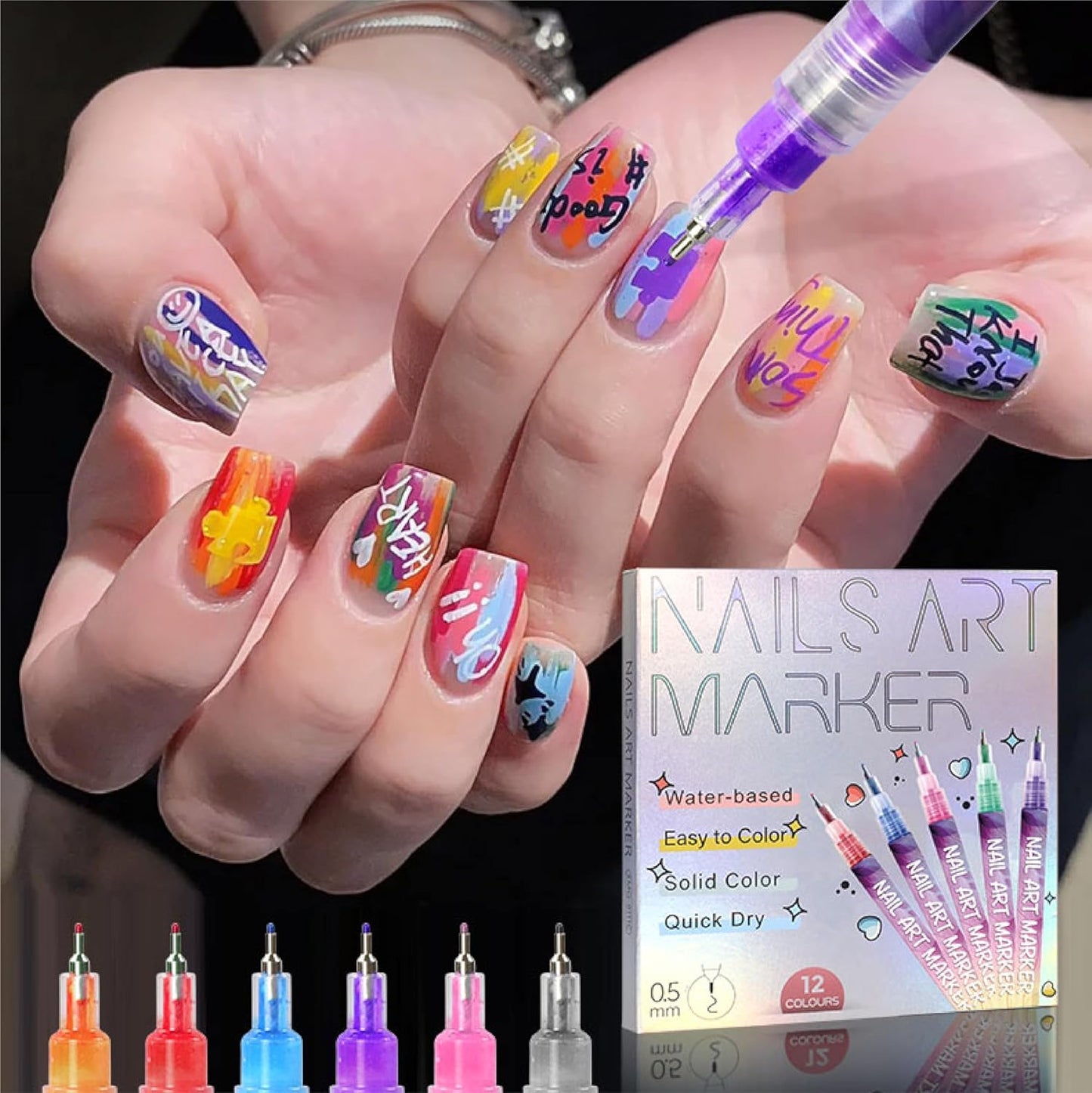 Precision Acrylic Nail Art Pen Set