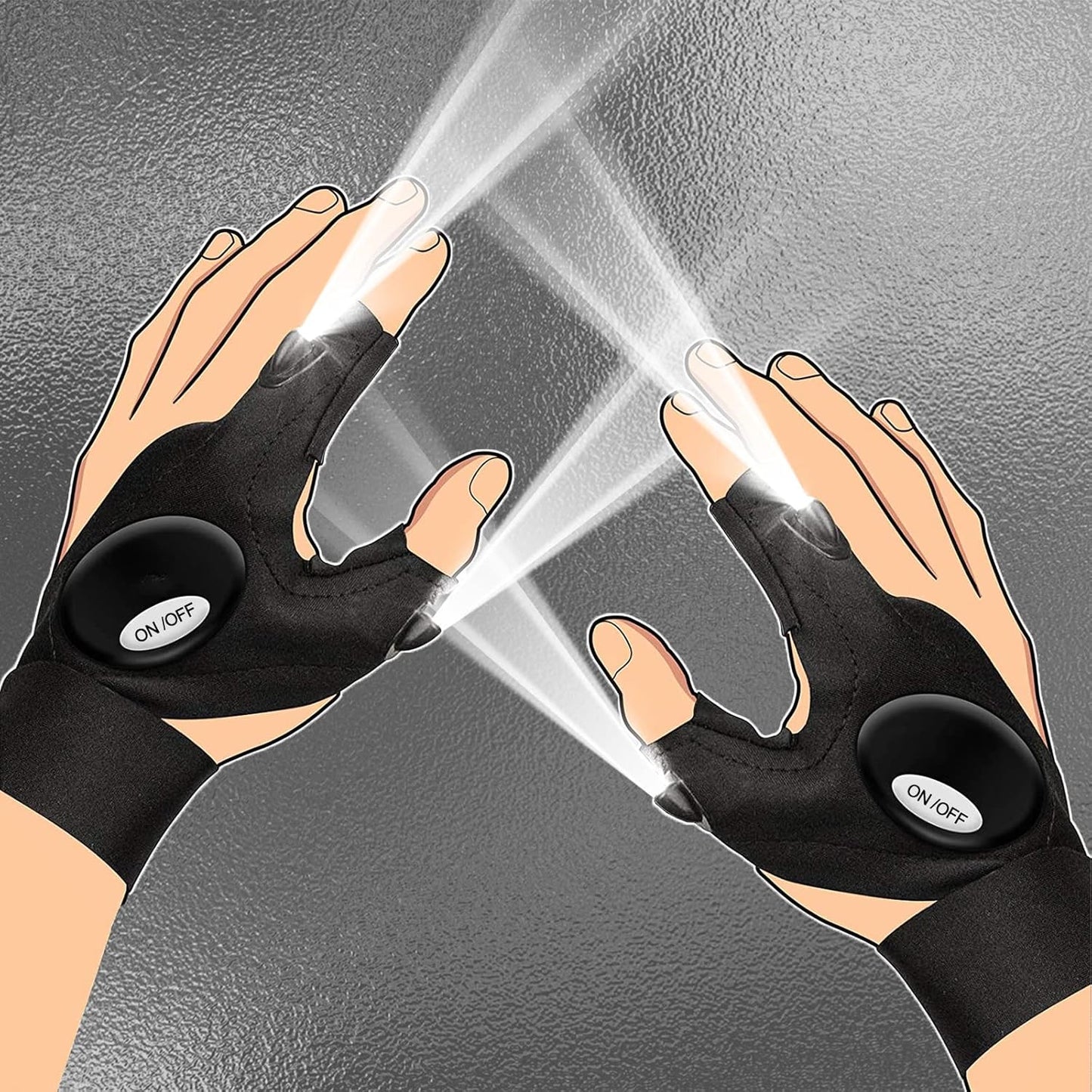 Multi-Tasking  LED Gloves