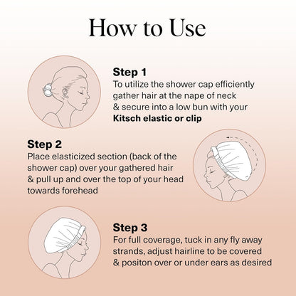 Luxurious Satin Shower Cap