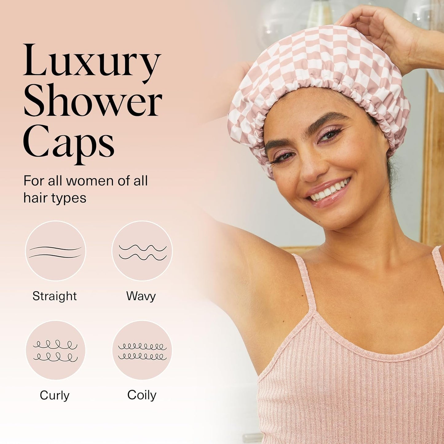 Luxurious Satin Shower Cap