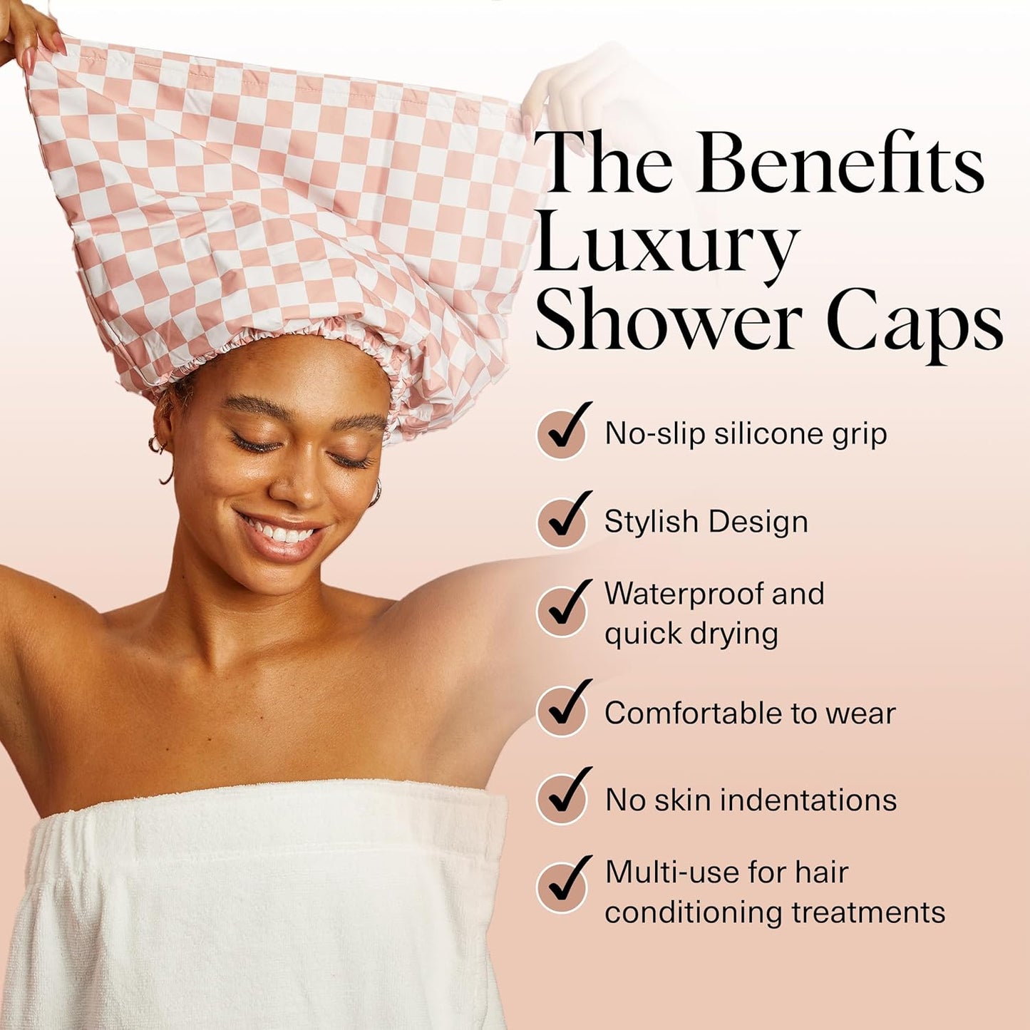 Luxurious Satin Shower Cap