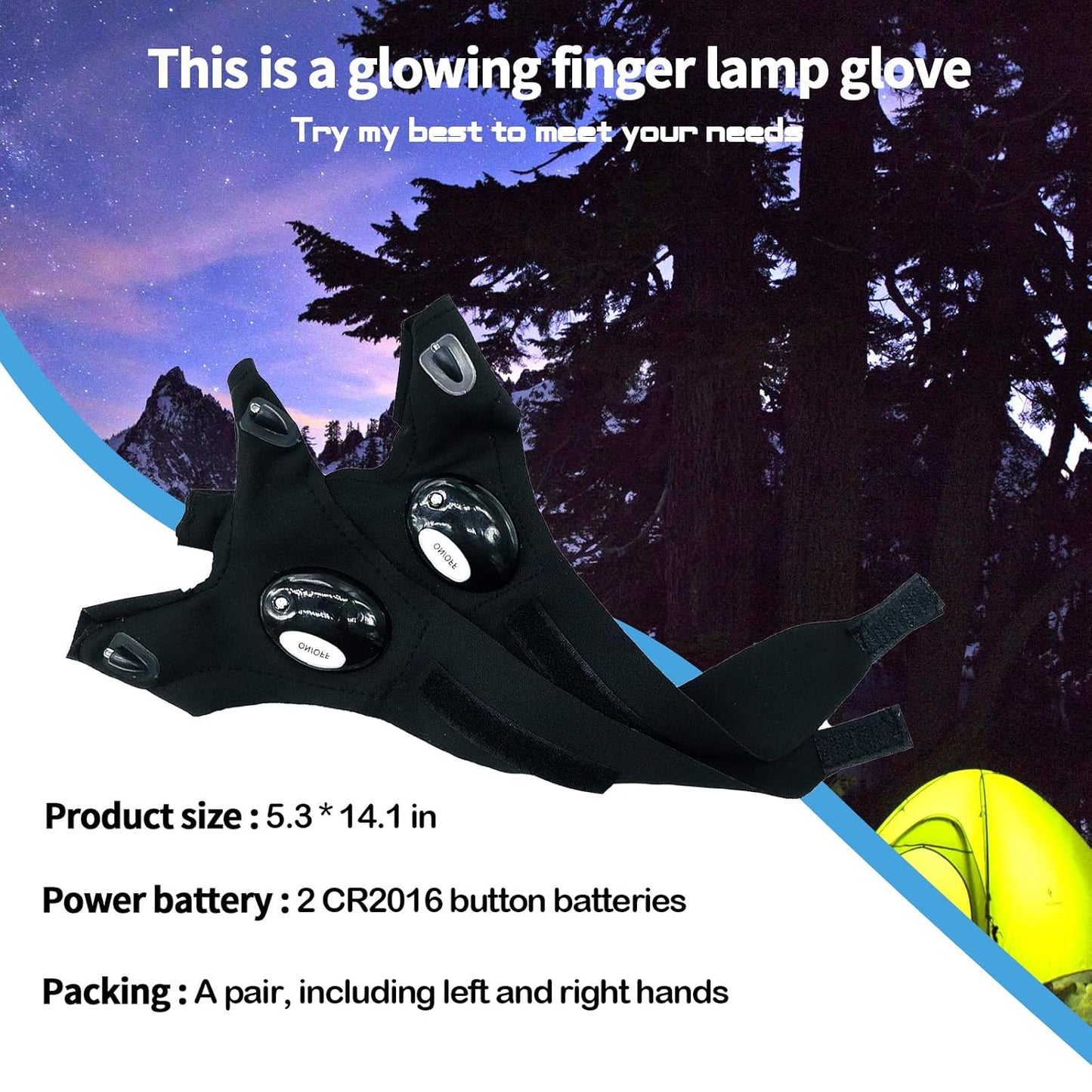 Multi-Tasking  LED Gloves