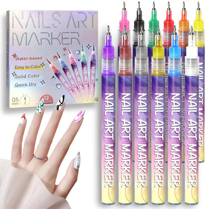 Precision Acrylic Nail Art Pen Set