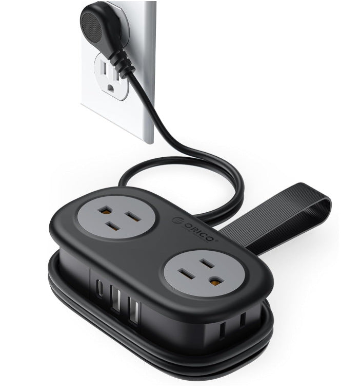 TravelMate™ Compact Power Strip