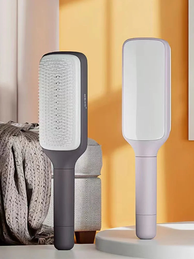 Self-Cleaning Hairbrush