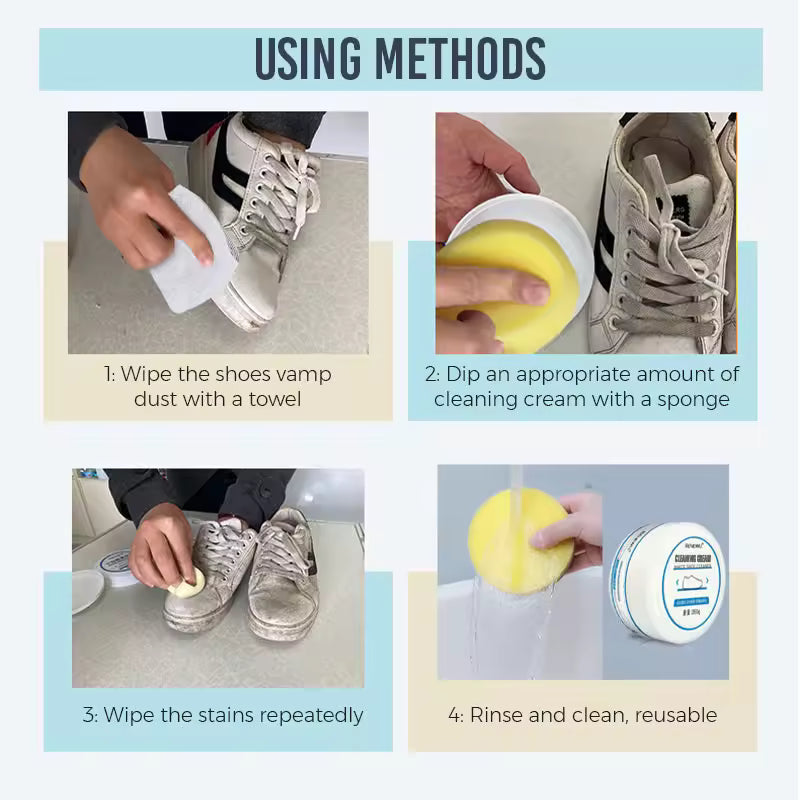 Multi-Functional Cleaning Cream for Shoes