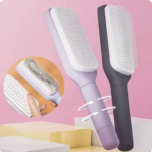 Self-Cleaning Hairbrush