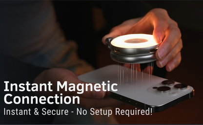 Magnetic Fill Light for Stunning Selfies™